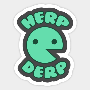 Herp Derp Sticker